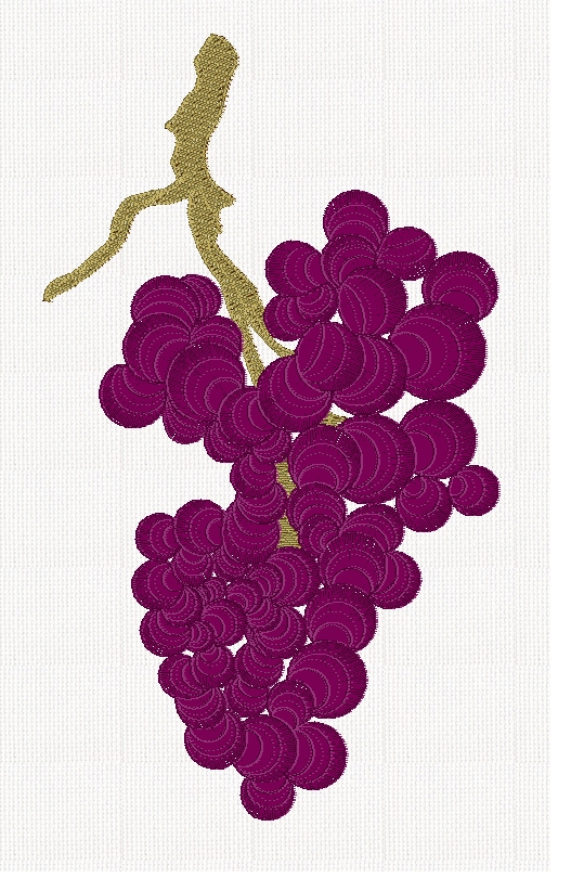 grape-bunch-fruit-embroidery