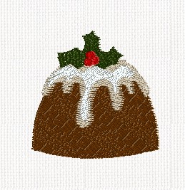 Margarets-Plum-pudding-machine-embroidery-Jennifer-Wheatley-Wolf