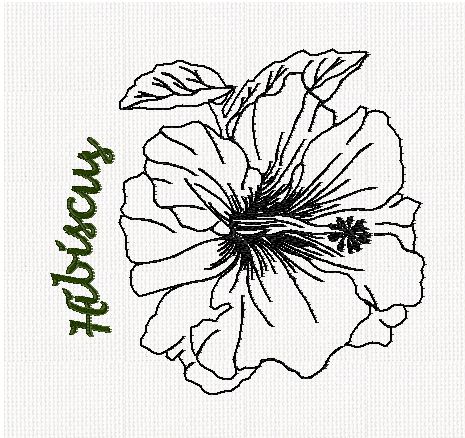 botanical-hibiscus-flower-redwork-embroidery
