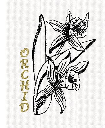 botanical-orchid-flower-redwork-embroidery