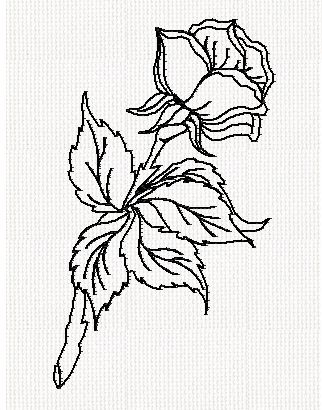 rose-flower-redwork-embroidery