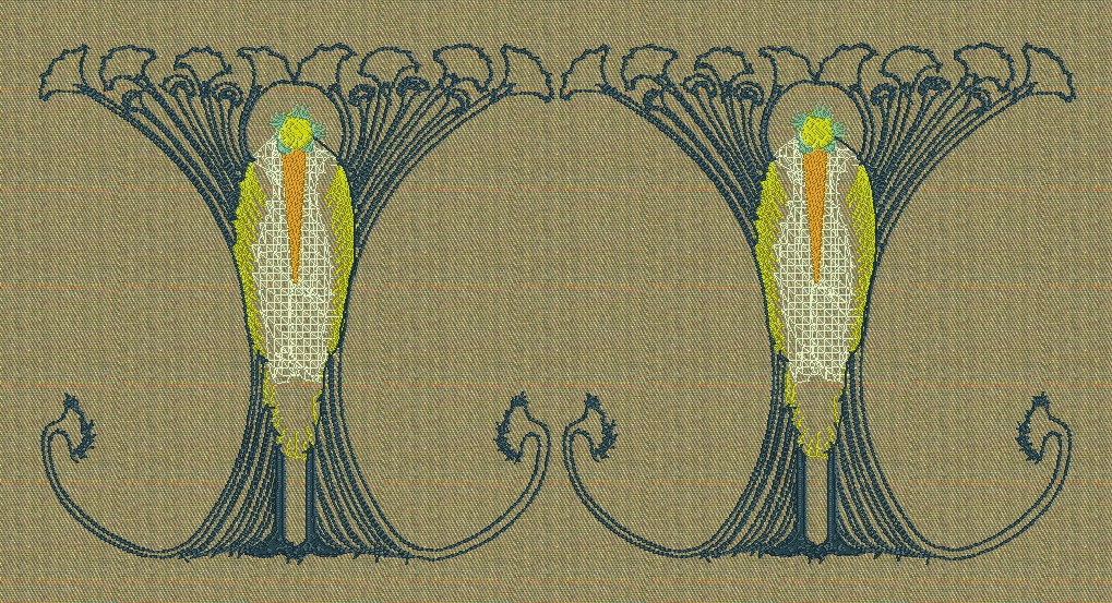 egyptian-heron-border1-big-double-horizontal-embroidery