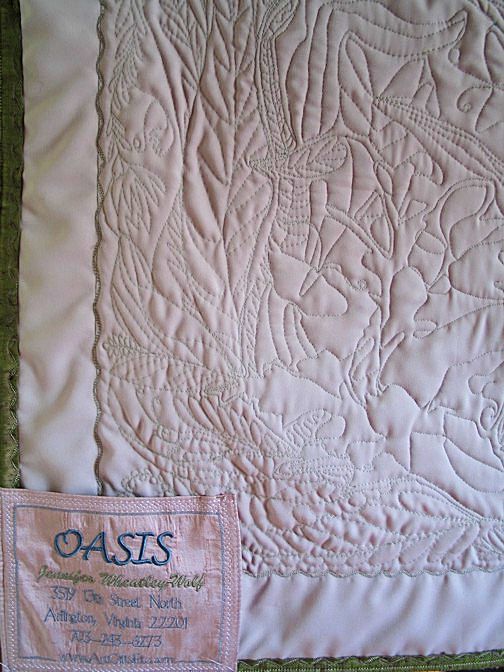 oasis-orchids-quilting stitching-detail