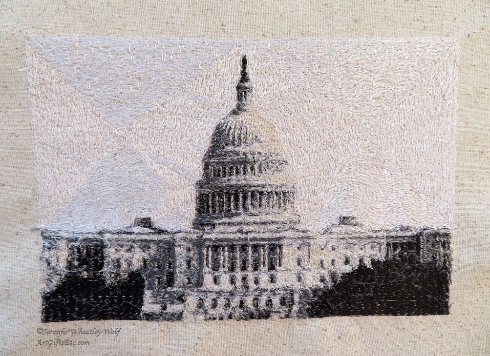 USA-capital-building-Sfumato-embroidery