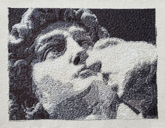 Michelangelo-David--Large-Sfumato-embroidery