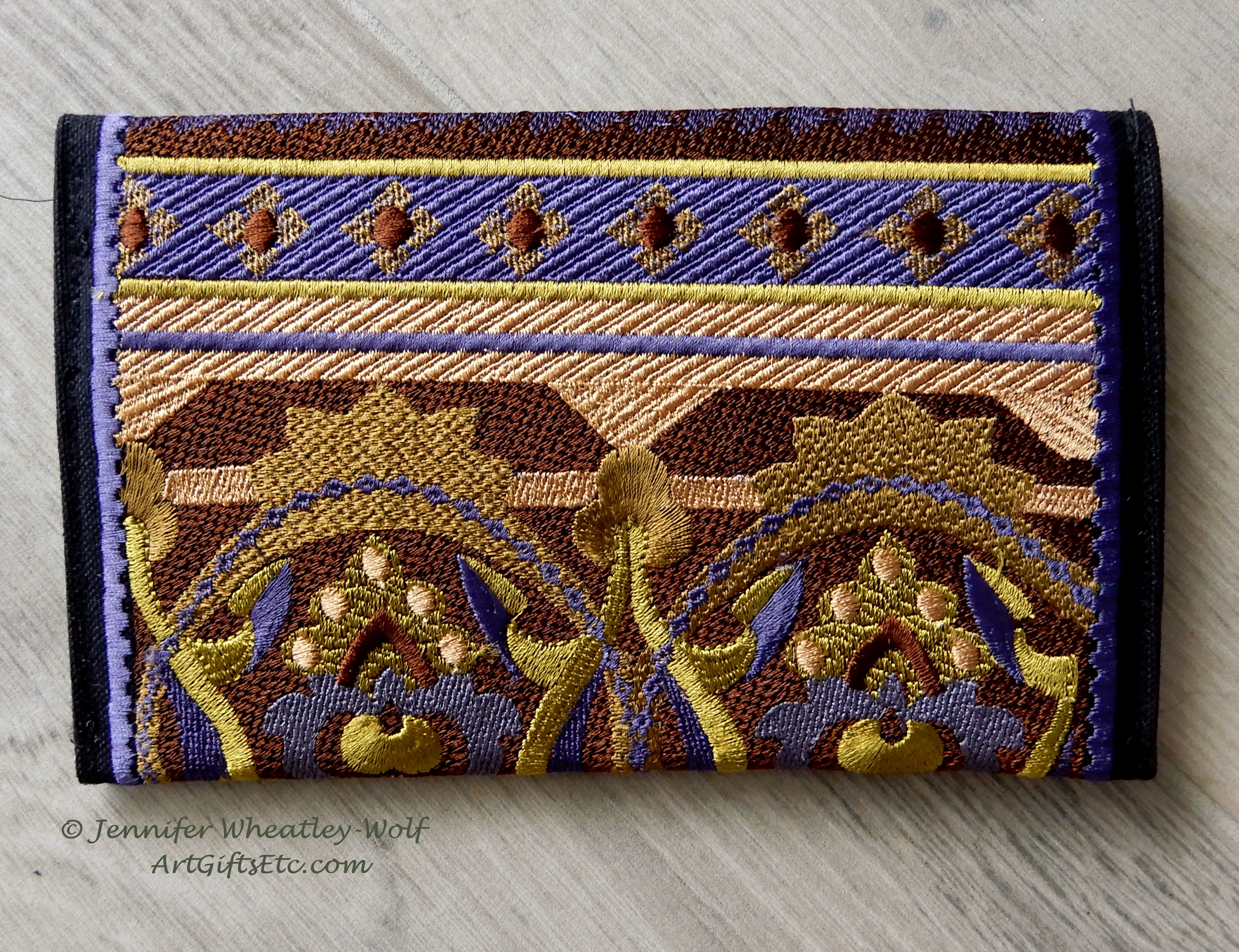 large-tapestry-embroidered-wallet-gold-purple-brown-back-Jen's-Bag-embroidered-bag