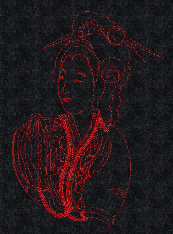 asian-woman-embroidery-redwork