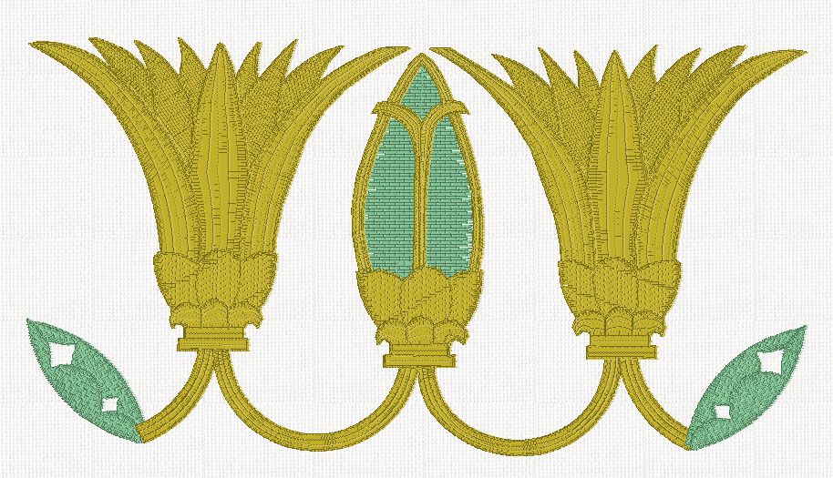 egyptian-border-single-embroidery