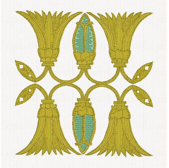 egyptian-border-double-embroidery