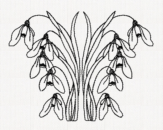 galanthus-redwork-embroidery