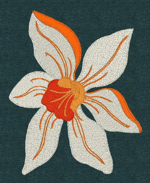 narcissus-flower-filled-embroidery