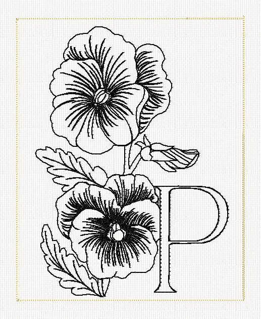 abc-p-pansy-lines-flowers-redwork-embroidery