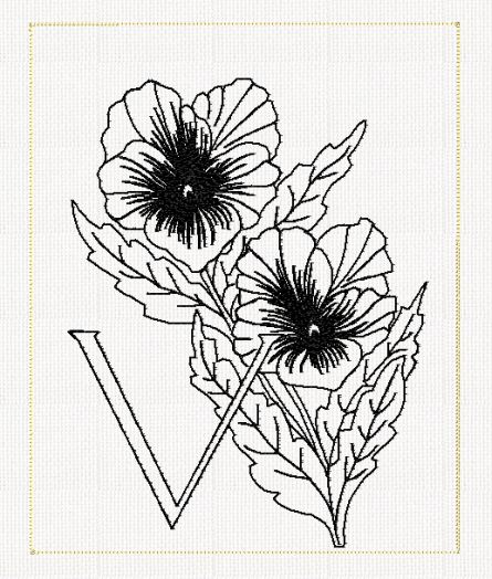 abc-v-viola-lines-flowers-redwork-embroidery