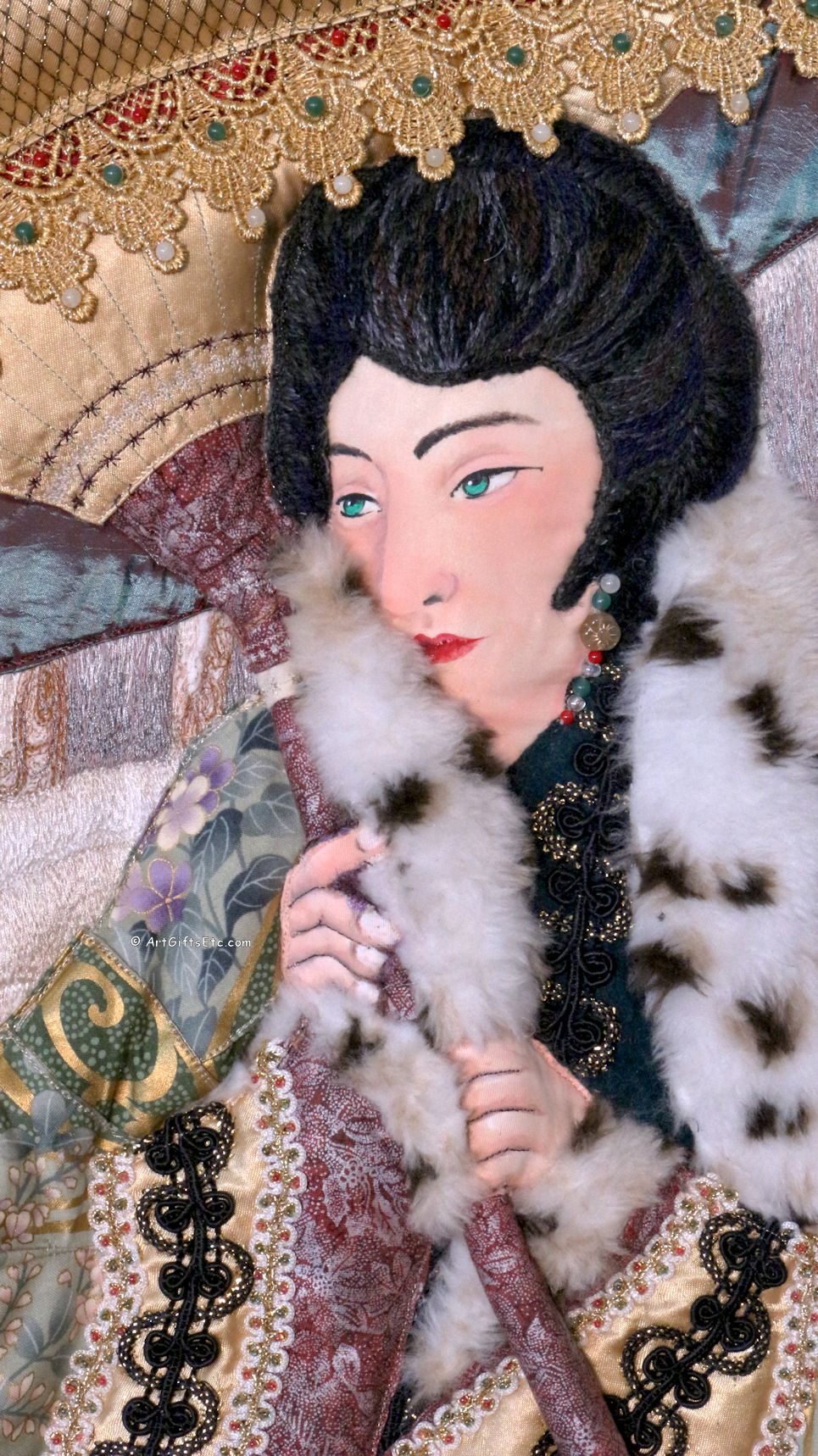 Detail-Geisha In The Snow-Step-By-Step Blog