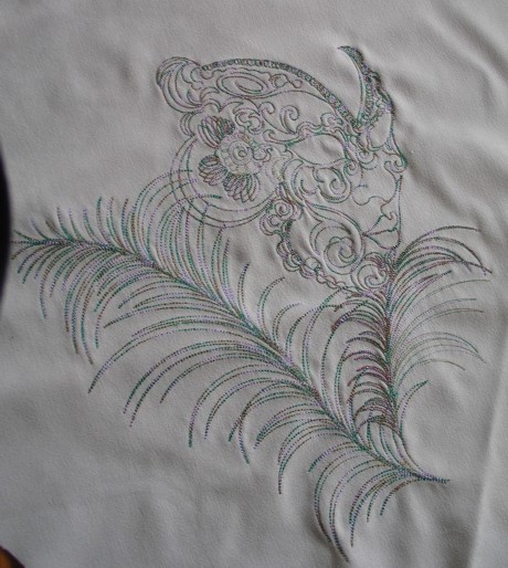 woman-mask-redwork-embroidery