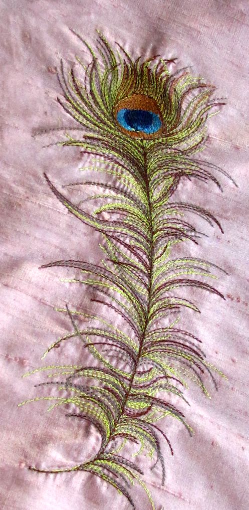 peacock feather-embroidery