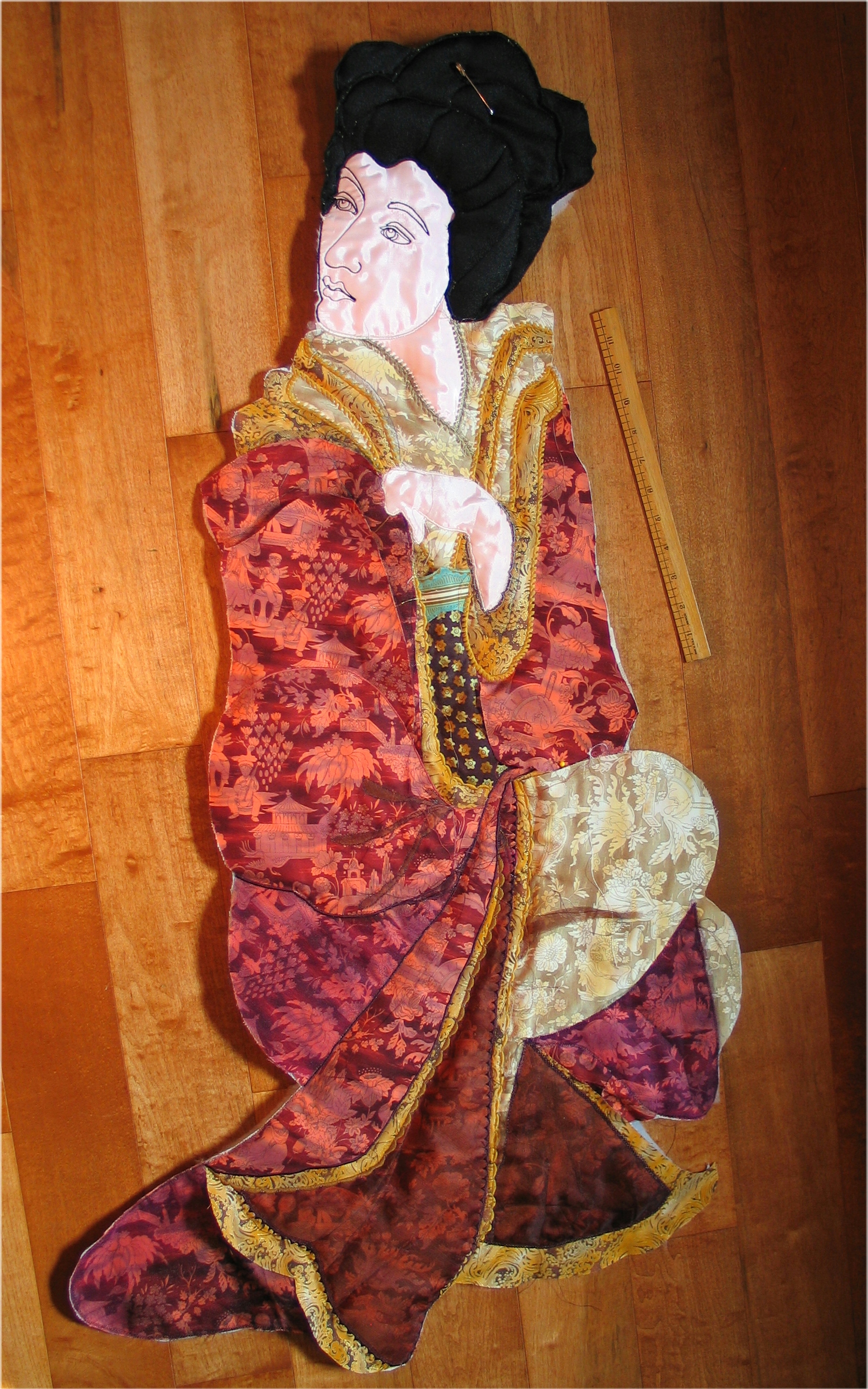 Da Hong-Pao-2006-Kaufman-quilting-challenge-cut-out