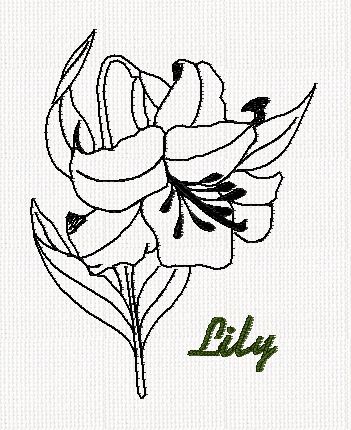 botanical-jonquil-flower-redwork-embroidery