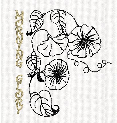 botanical-morning-glory-vine-flower-redwork-embroidery