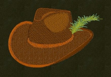 cowboy-hat-with-feather-embroidery