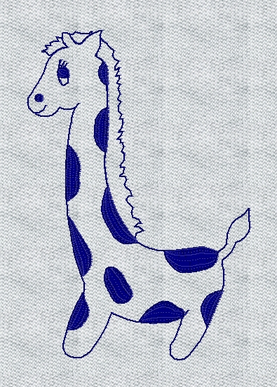 giraffe embroidery on Etsy, a global handmade and vintage marketplace.