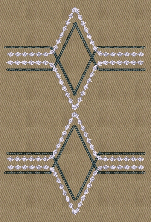 diamond-redwork-bluework-border-embroidery