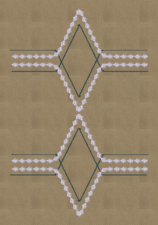 diamond-redwork-bluework-border-embroidery