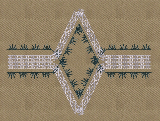 diamond-redwork-bluework-border-embroidery