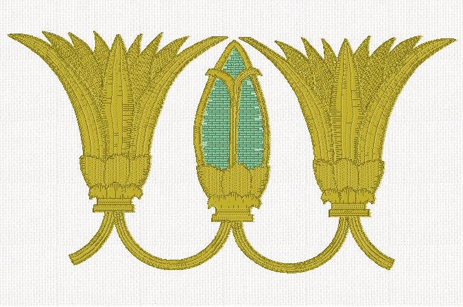 egyptian-border-single-embroidery