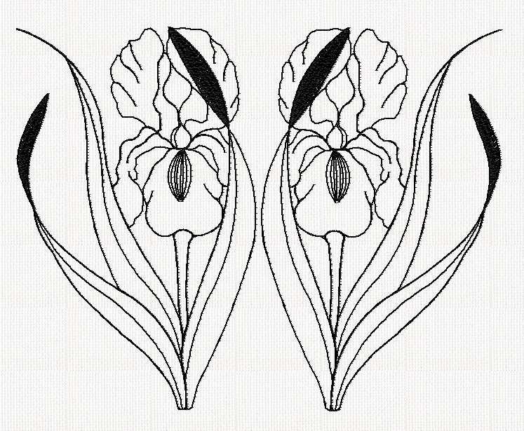 iris-redwork-embroidery