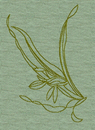 fronds-leaf-redwork-embroidery