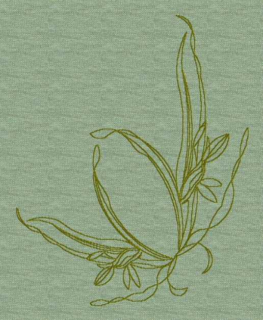 fronds-leaf-redwork-embroidery