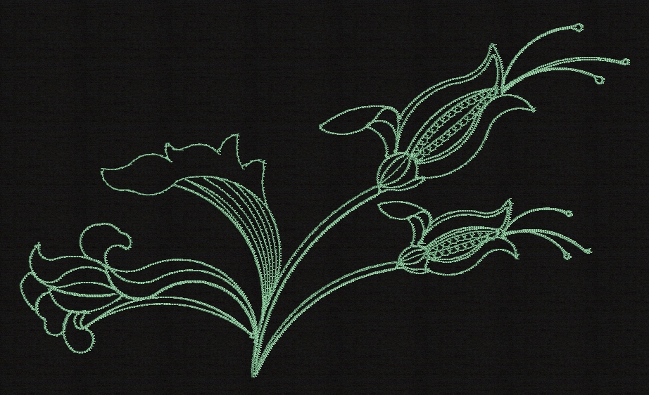 floral-redwork-embroidery