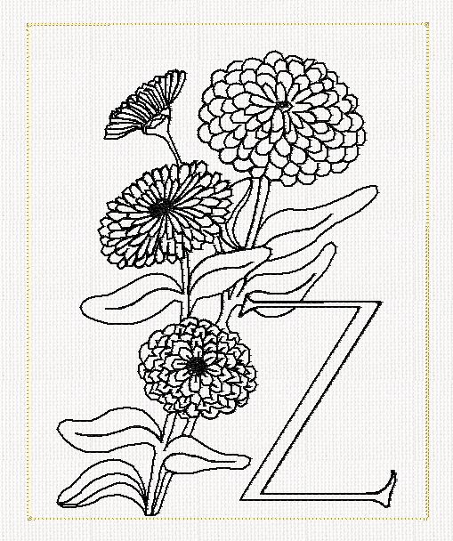 abc-z-zinnia-flower-lines-flowers-redwork-embroidery