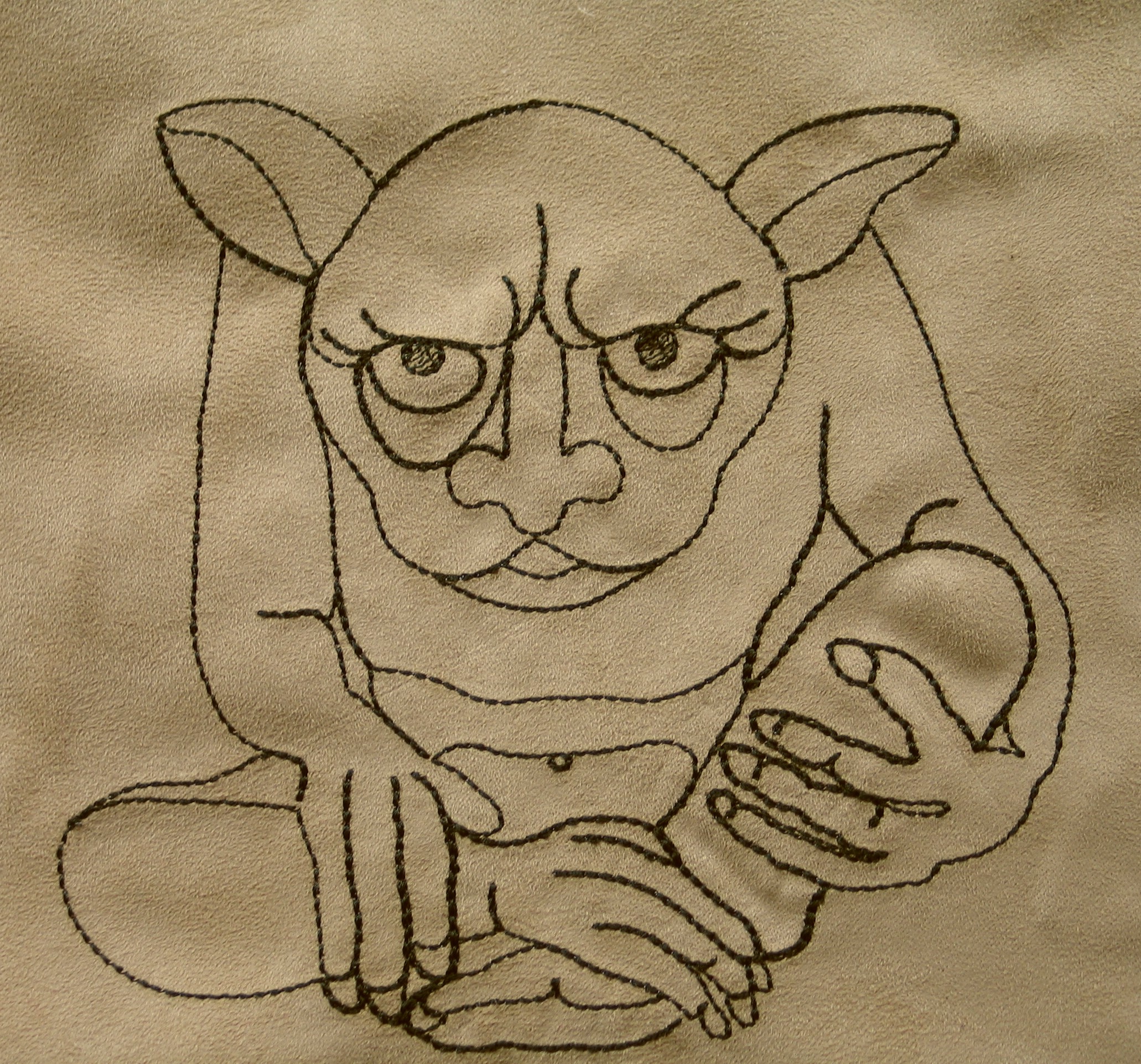 gargoyle-redwork-fantasy-embroidery